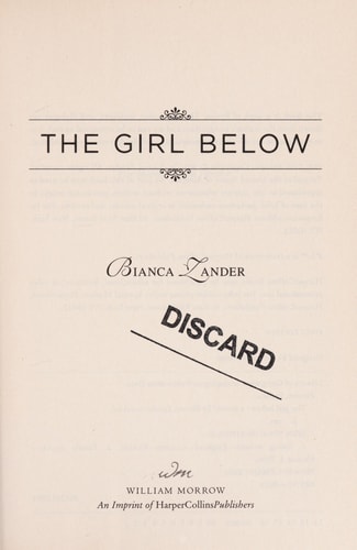 The Girl Below: A Novel