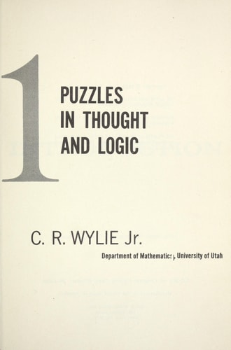 101 Puzzles in Thought and Logic (Dover Recreational Math)