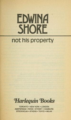 Not His Property