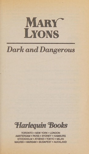 Dark And Dangerous