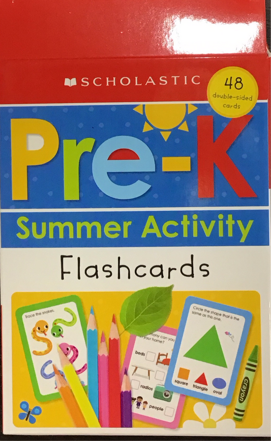 Pre-K Summer Activity Flashcards