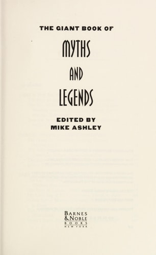 The Giant Book of Myths and Legends