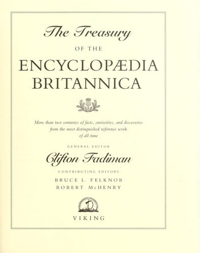 The Treasury of the Encyclopaedia Britannica