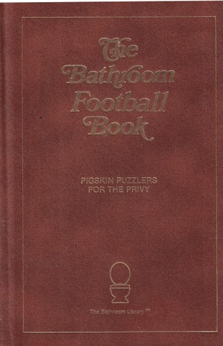 Bathroom Football Book