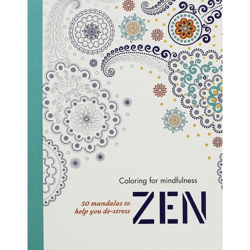 Zen: 50 mandalas to help you de-stress (Coloring for mindfulness)