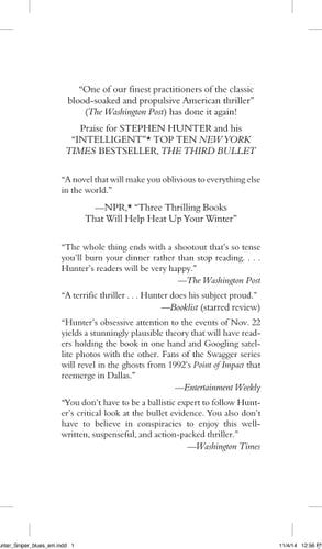 Sniper's Honor A Bob Lee Swagger Novel