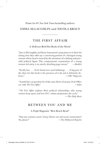 The First Affair: A Novel