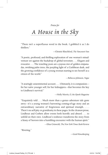 A House in the Sky A Memoir