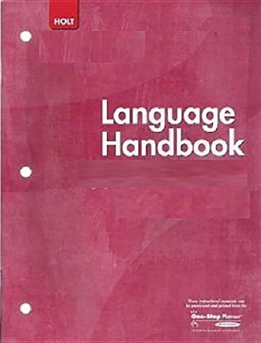 Holt McDougal Literature: Language Handbook Grade9