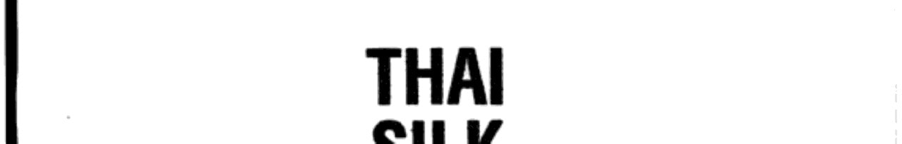 Thai Silk (Easyread Print Harlequin Romance)