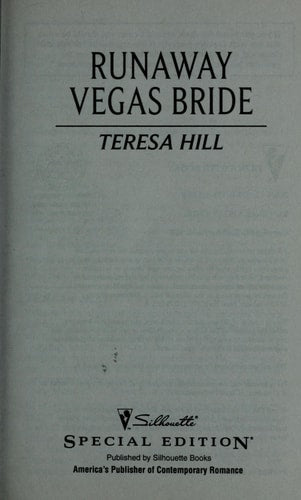 Runaway Vegas Bride (Silhouette Special Edition)