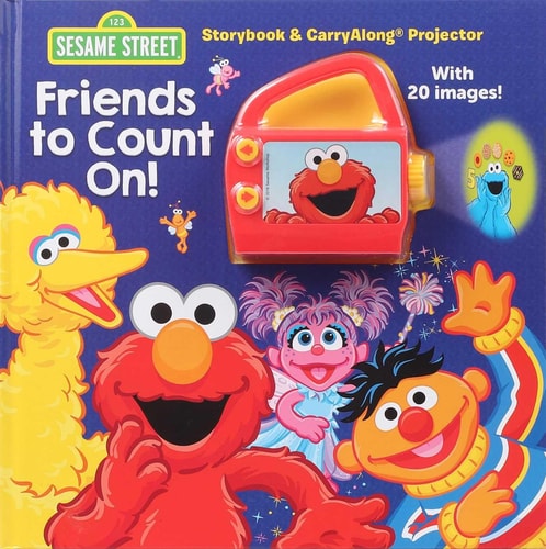 Sesame Street: Friends to Count On! Storybook & CarryAlong Projector
