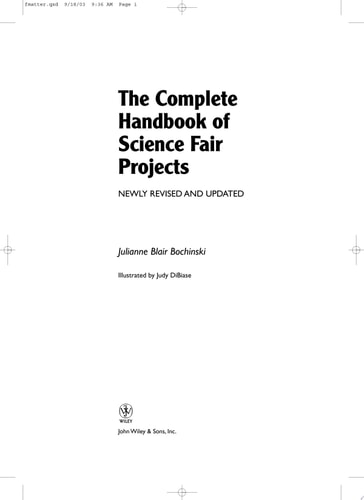 The Complete Handbook of Science Fair Projects