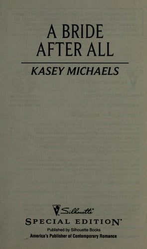 A Bride After All (Second-Chance Bridal)
