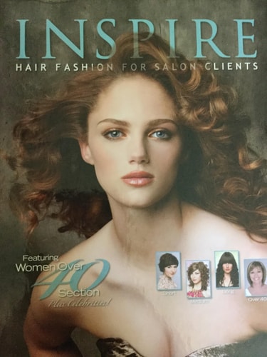 Inspire Hair Fashion for Salon Clients Photo Guide Vol.77 Featuring Women over 40 Section