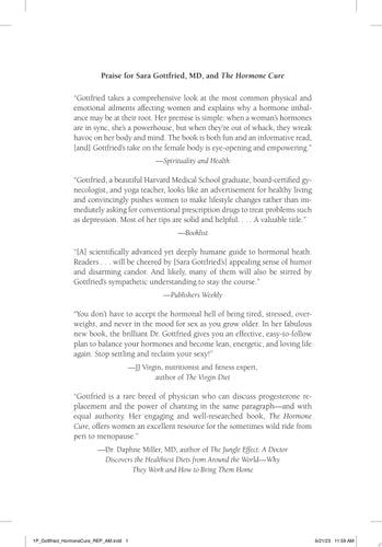 The Hormone Cure: Reclaim Balance, Sleep and Sex Drive; Lose Weight; Feel Focused, Vital, and Energized Naturally with the Gottfried Protocol