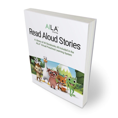 AILA Sit & Playâ„¢ Read Aloud Stories Softcover Book 400+ Pages Includes 60 Stories