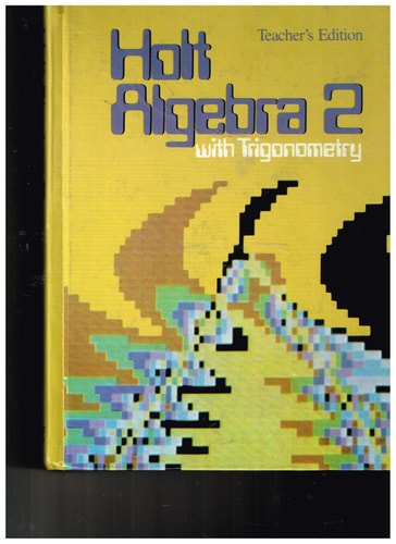 Holt Algebra 2 With Trigonometry