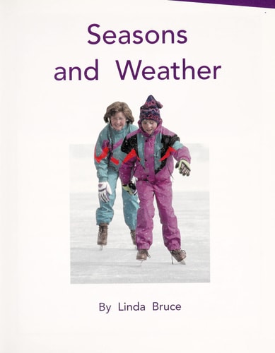 Seasons and Weather: Individual Student Edition Purple (19-20) (Rigby PM Plus)