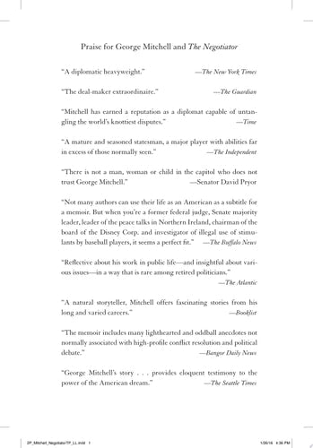 The Negotiator: A Memoir