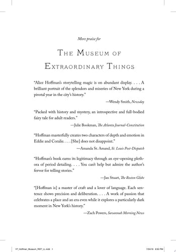 The Museum of Extraordinary Things A Novel