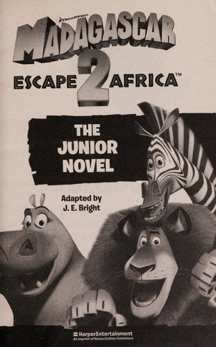 Madagascar: Escape 2 Africa: The Junior Novel