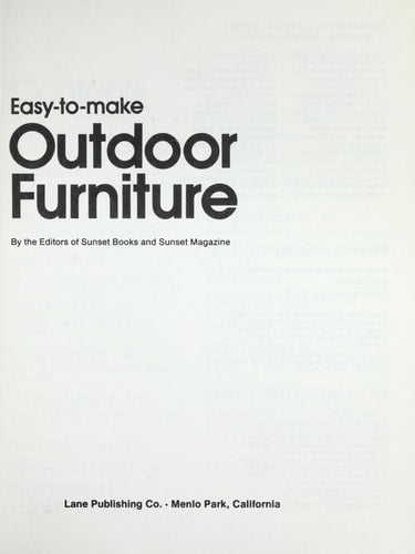 Outdoor Furniture
