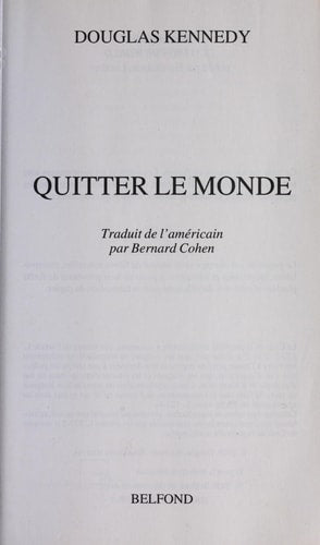Quitter le monde