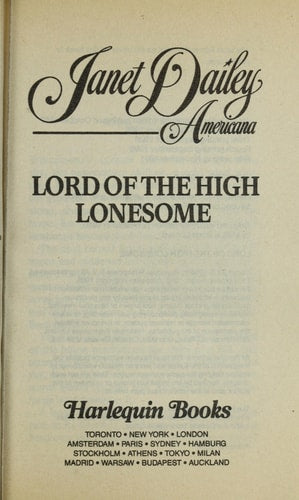 Lord Of The High Lonesome (Americana # 34 North Dakota)