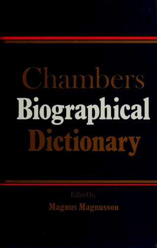 Chambers Biographical Dictionary