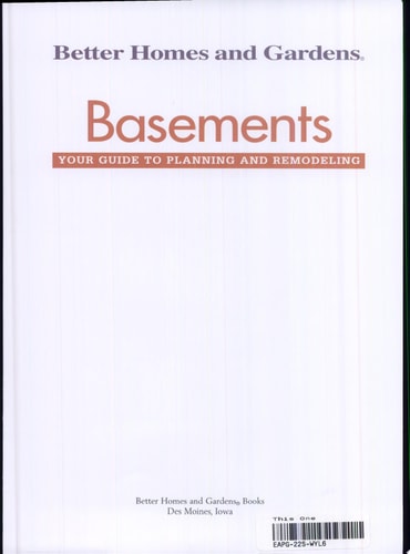 Basements : Your Guide to Planning and Remodeling