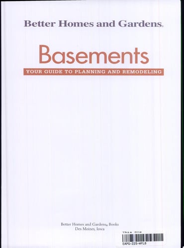 Basements : Your Guide to Planning and Remodeling