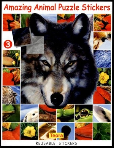 Amazing Animal Puzzle Stickers 3: Reusable Stickers