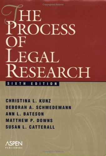 The Process Of Legal Research