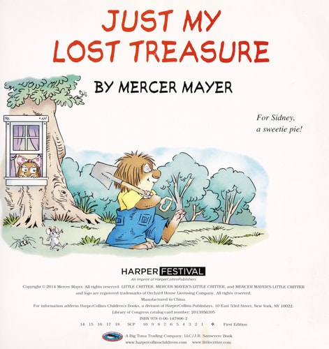 Little Critter: Just My Lost Treasure