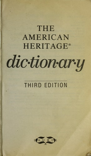 American Heritage Dictionary College