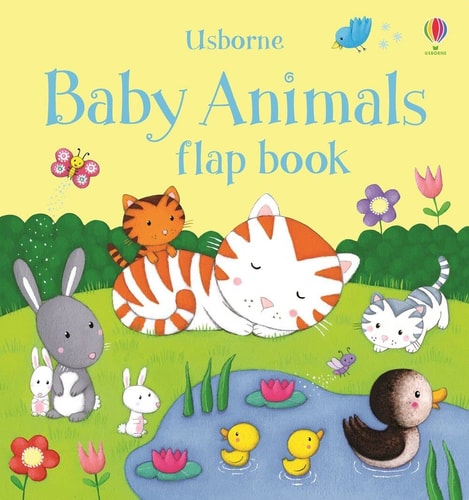 Usborne Baby Animals Flap Book (Board Book)