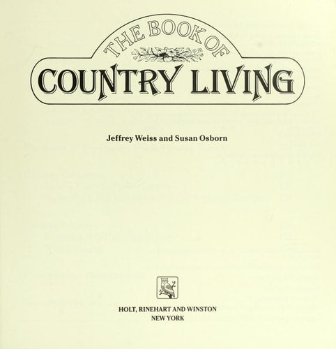 The Book of Country Living