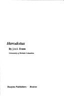 Herodotus (Twayne's World Authors Series)
