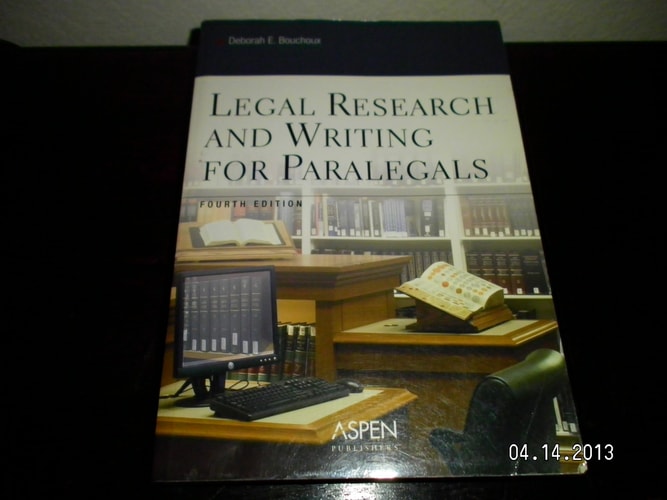 Legal Research And Writing for Paralegals