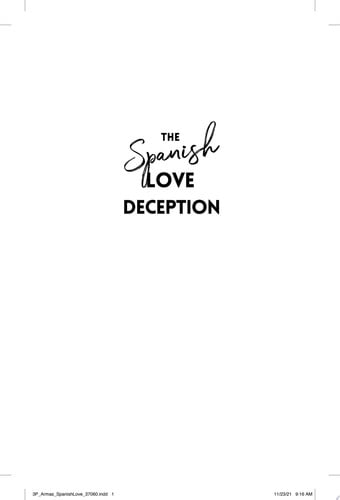 The Spanish Love Deception A Novel