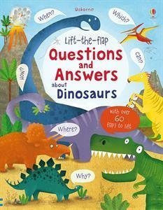 Questions and Answers about Dinosaurs. Board Book