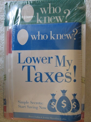 WHO Knew? The Money Diet 4-piece Complete Money-saving Book Set Bruce Lubin