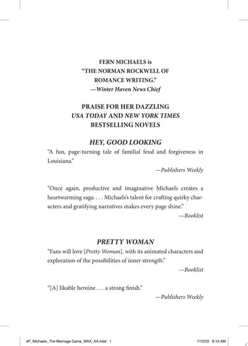 The Marriage Game A Novel