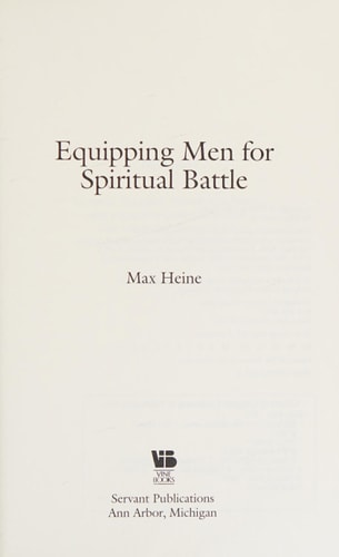 Equipping Men for Spiritual Battle