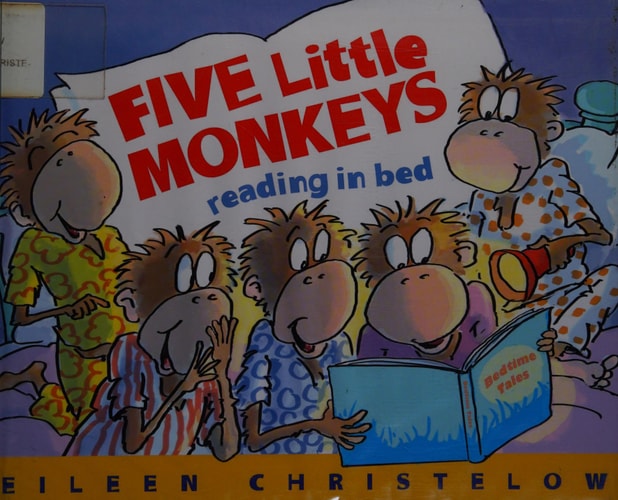 Five Little Monkeys Reading in Bed