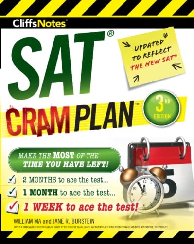 CliffsNotes SAT Cram Plan 3rd Edition (CliffsNotes Cram Plan)