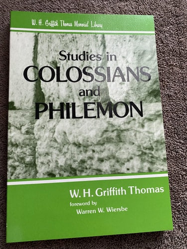 Studies in Colossians and Philemon