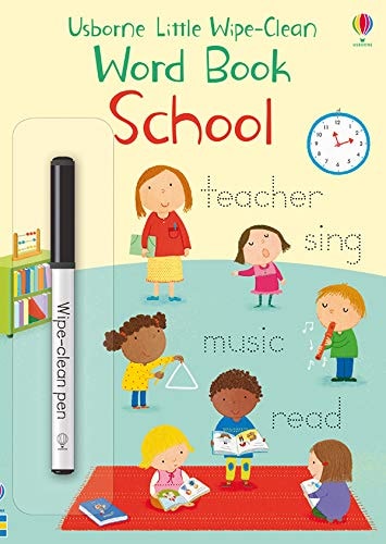 Little Wipe-clean Word Book School