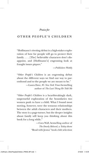 Other People's Children: A Novel
